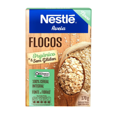 Aveia Flocos Orgânica Nestle 170g