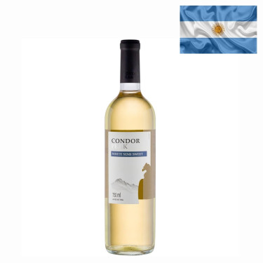 Vinho White Semi Sweet Condor Peak 750ml