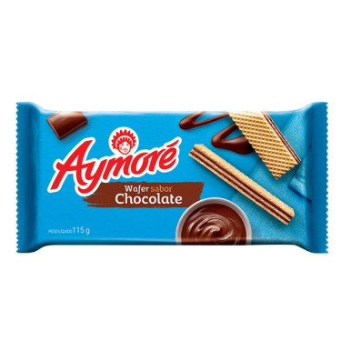 Biscoito Aymore Wafer 105G Chocolate