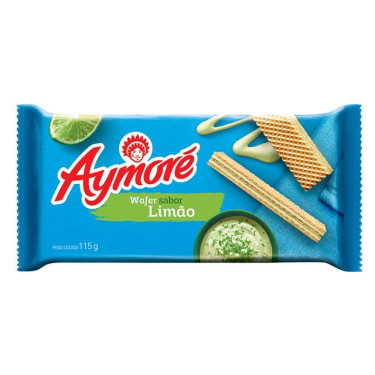 Biscoito Aymore Wafer 105G Limao