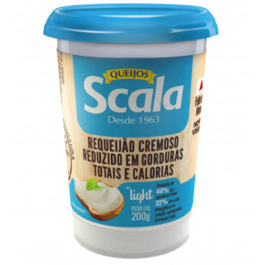 Requeijao Cremoso Scala 200g Light 