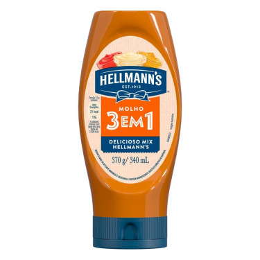 Molho  Hellmanns 3 em 1  370g Picante