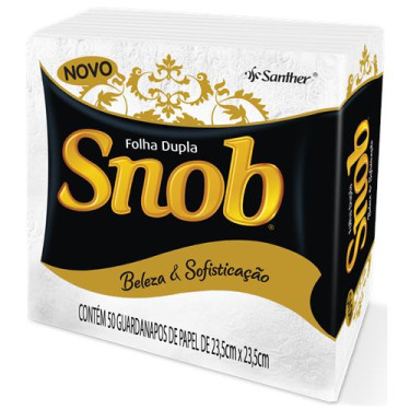 Guardanapo Papel Snob 50Unid