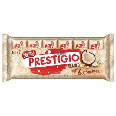Chocolate Nestle Prestigio 114G Flowpack Branco