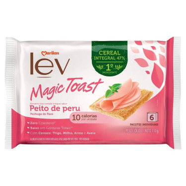 Biscoito Torrada Leve Magic Toast P.Peru Marilan 110g