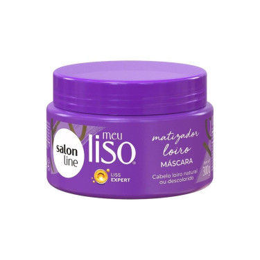 Mascara Capilar Salon Line 300g Meu liso Matizado