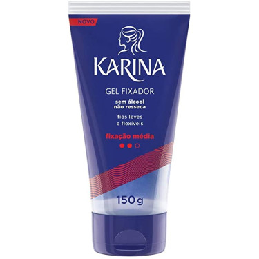Gel Fixador Karina 150G Fixação Media
