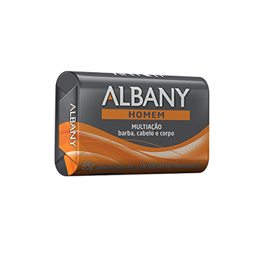 Sabonete Albany 85g homem Laranja