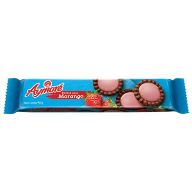 Biscoito Aymoré Tortini 90g Morango