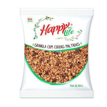 Granola Cereais Maltada Happy Life 500g