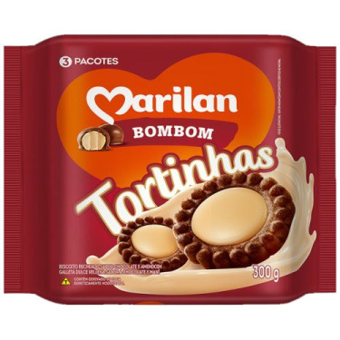 Biscoito Tortinhas Bombom Marilan 300g