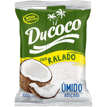 Coco Ralado Umido Adoçado Ducoco 100g