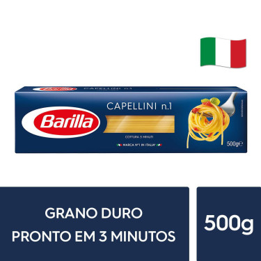 Macarrão Barilla Pasta Capellini 1 500g