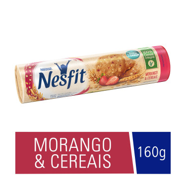 Biscoito Nesfit Nestle 160g Cereais Morango