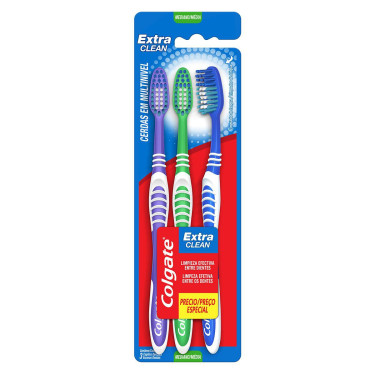 Escova Dental Ext. Clean Colgate Lv3 Pg2 Un