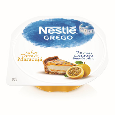 Iogurte Grego Nestle 90g Torta Maracuja Light