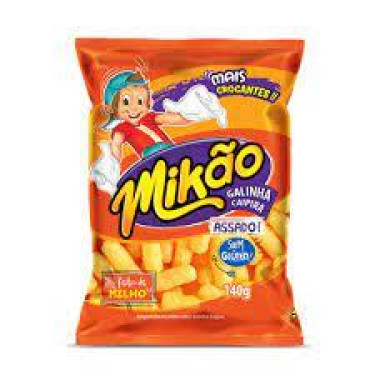 Salgadinho Mikao 120g Galinha Caipira
