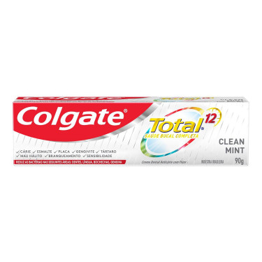 Creme Dental Colgate 90G Total 12 Clean Mint