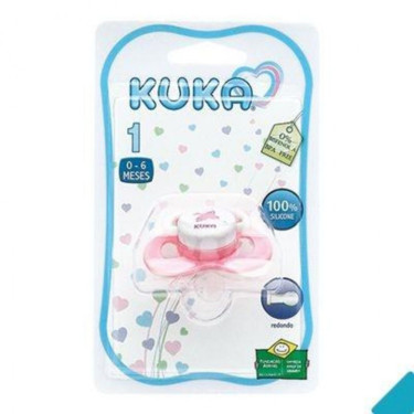 Chupeta Plus sil Kuka rosa