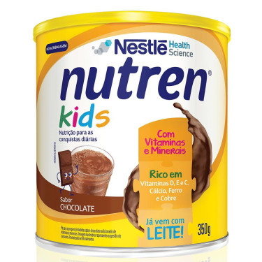 Alimento Kids Nestle em po Nutren 350g Chocolate