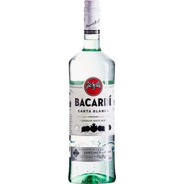 Rum Bacardi 980ML Carta Blanca