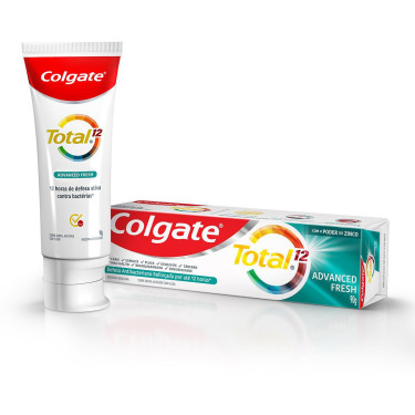 Creme Dental Colgate 90G Total 12 Advanced Fresh