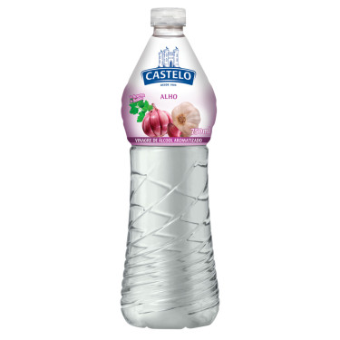 Vinagre Castelo 750Ml Alho