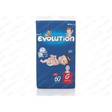 Fralda Descartável Jumbo g Evolution 60un