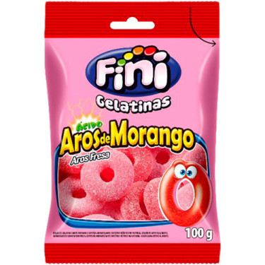 Bala Fini Aros Morango 90G