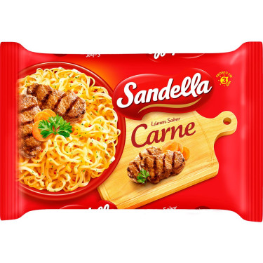 Macarrão Instantâneo Sandella 85g Carne