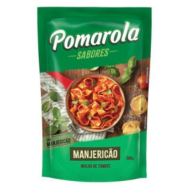 Molho Pomarola 300G Manjericão SH