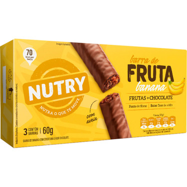 Cereal Barra Nutry 60g Banana 