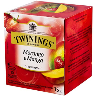 Cha Misto Morango Manga Twinings 15g