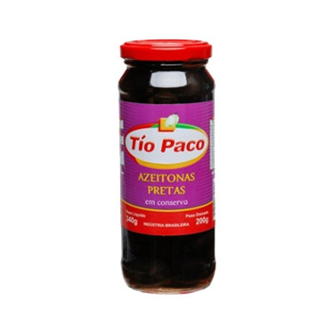 Azeitona Preta Tio Paco 200g