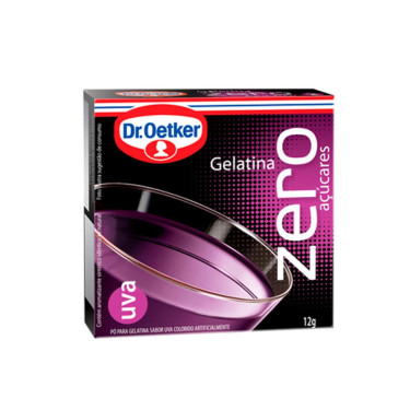 Gelatina Dr.Otiker 12g Uva Zero