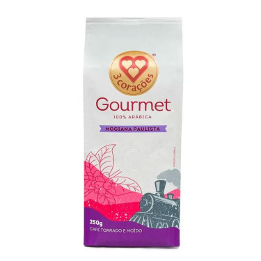 Cafe 3 Corações 250G Gourmet Mogiana Paulista 