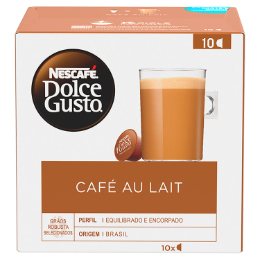 Cafe Dolce Gusto Au Lait Nescafe 10 Caps. 100g
