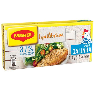 Caldo Maggi 114G Galinha Menos Sódio
