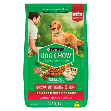 Ração Adulto Raças Grandes e Medias Dog Chow 10,1kg