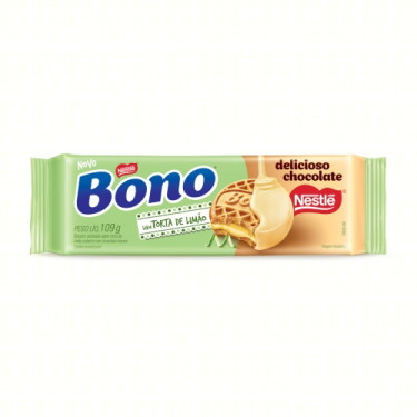Biscoito Nestle Bono Recheado Limão 109g