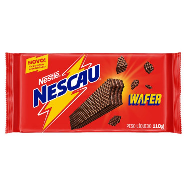 Biscoito Wafer Chocolate Nescau Nestle 110g