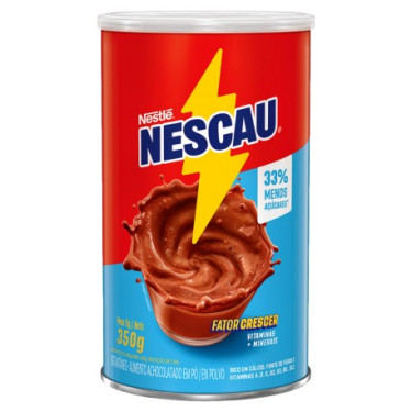 Achocolatado Po Cilindro 33% Menos Açúcar Nescau 350g