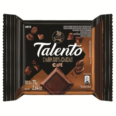 Chocolate Talento 75G Dark Cafe