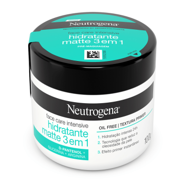 Locao Hidratante Cr.Face Mat 3 Em 1 Neutrogena 100g