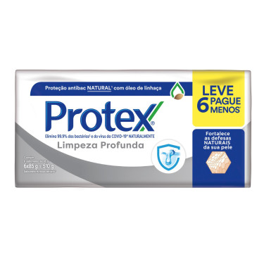 Sabonete Protex Limpeza Profunda Lv6pg5 85g