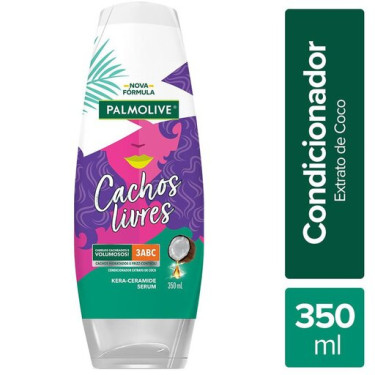 Condicionador Palmolive 350ML Cachos Livres Coco