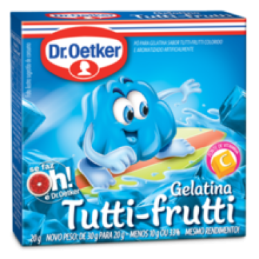 Gelatina Dr.Oetker 20g Tutti Frutti