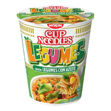 Macarrão Nissin Cup Noodles 67g Legumes