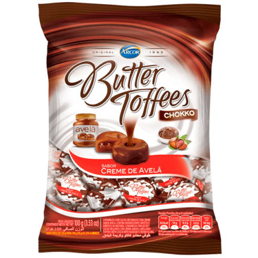 Bala Butter Toffes Creme Avela Arcor 100g