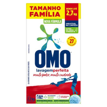 Sabão Omo 2.2KG Lavagem Perfeita
